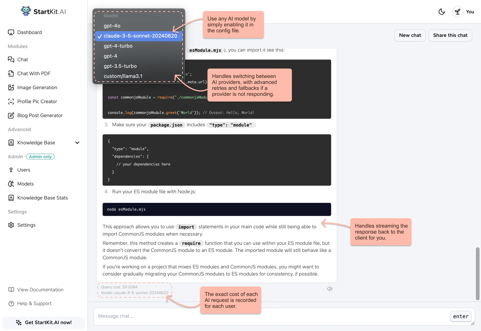StartKit main features demonstration
