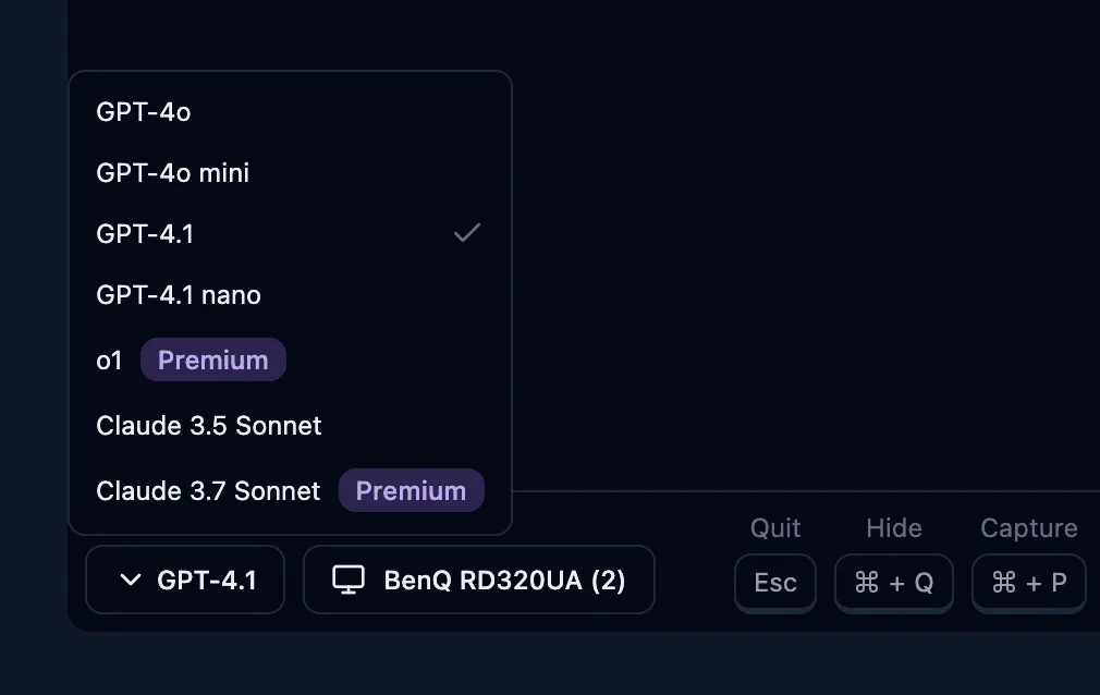 Stealthinterviewai multi-model support interface