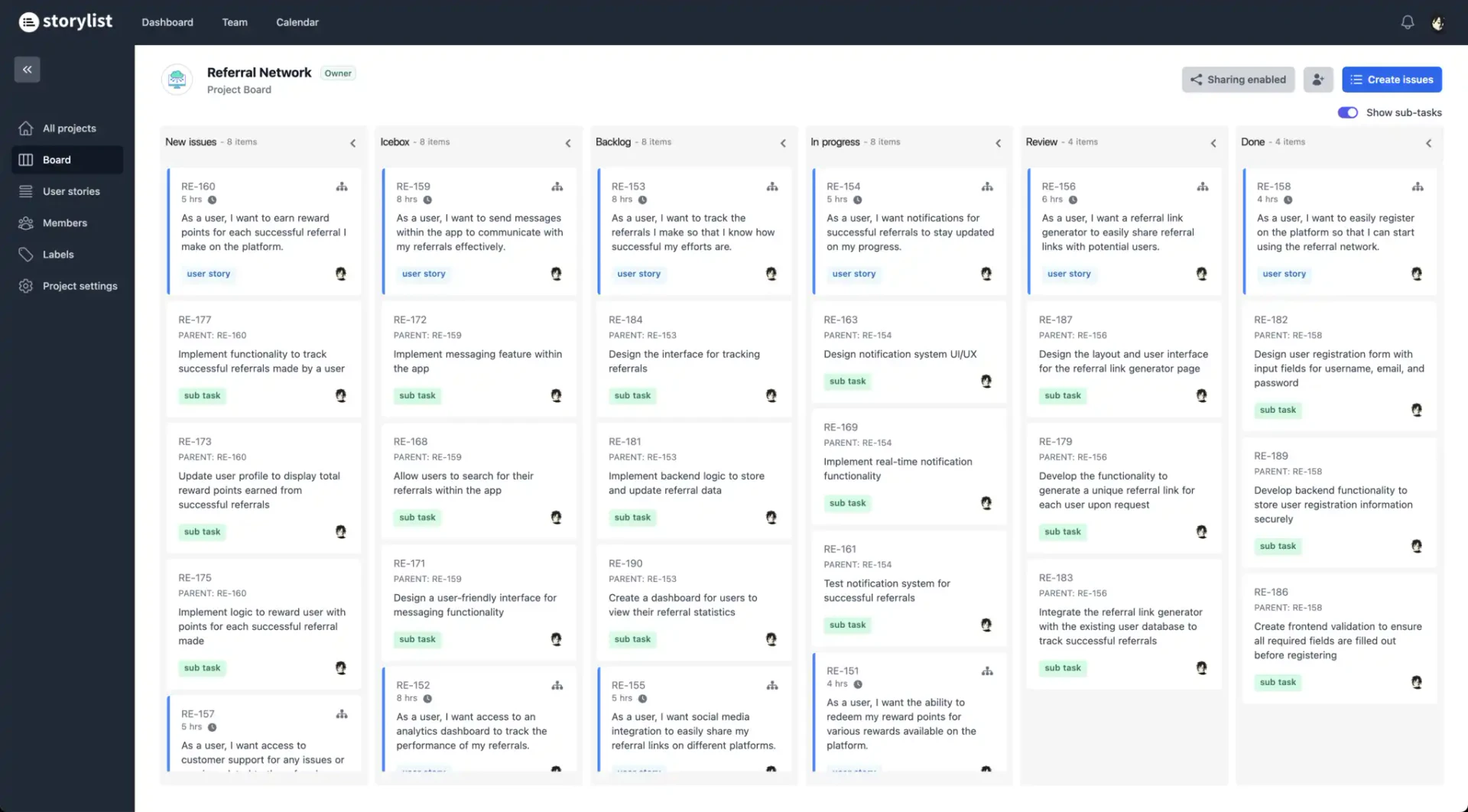 Storylist product overview
