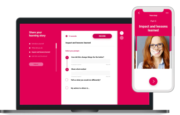 Storytagger mobile app interface