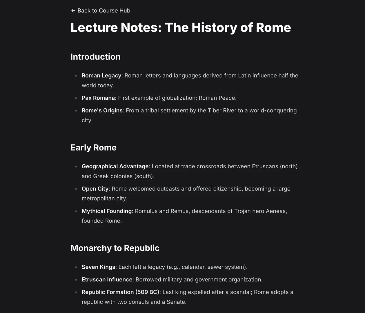 Studysimai product interface overview