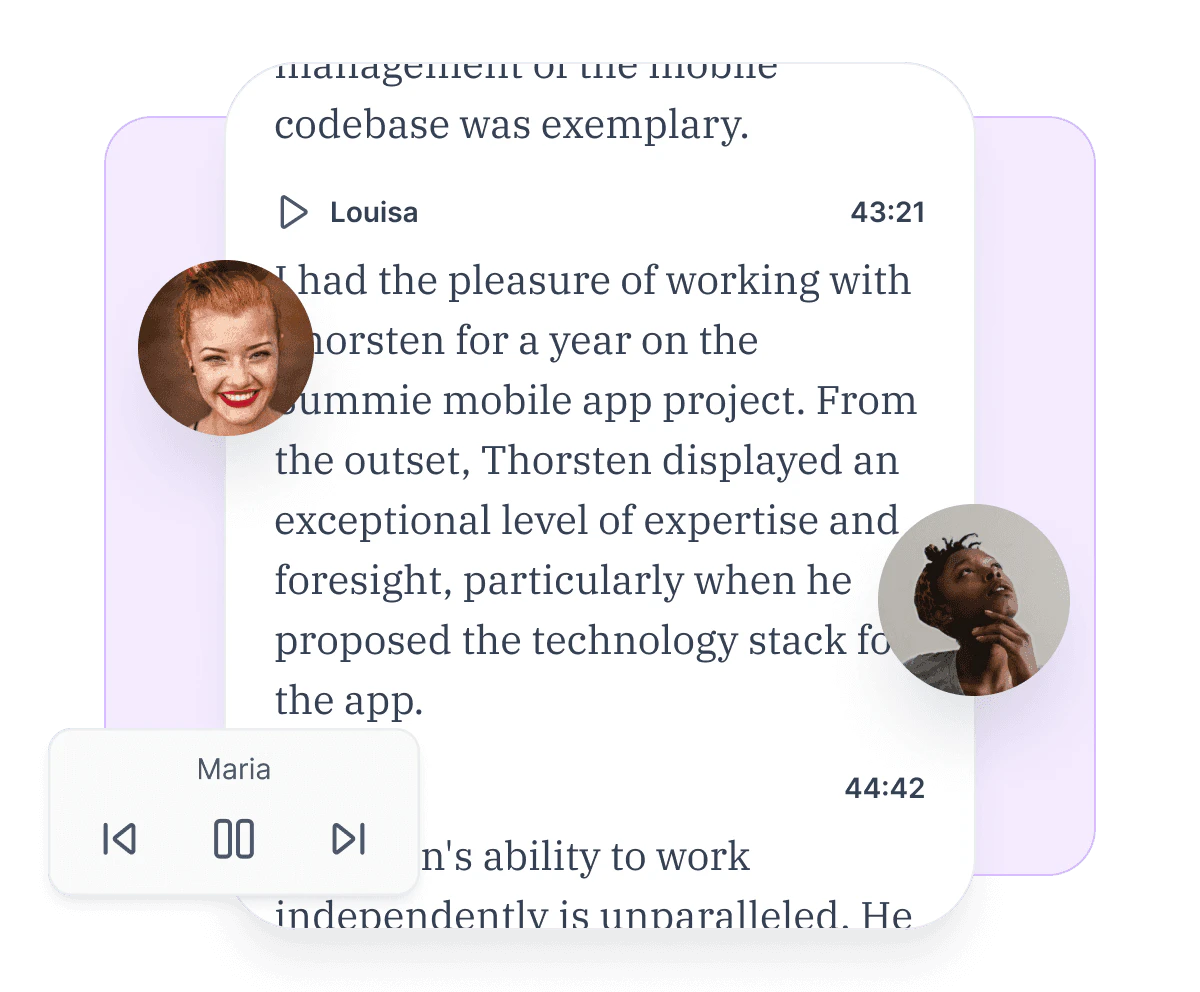 Summieai smart transcription feature