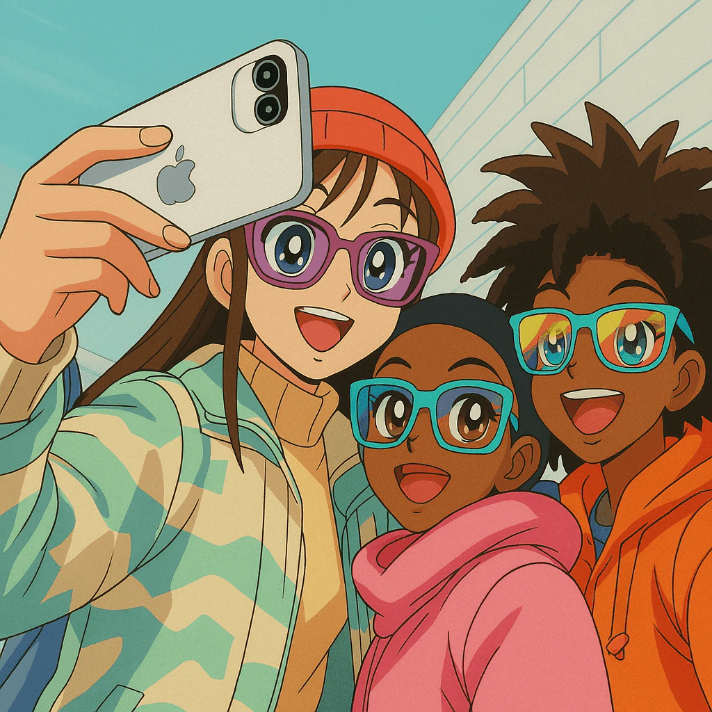 Supertoons real application scenario with cartoon images