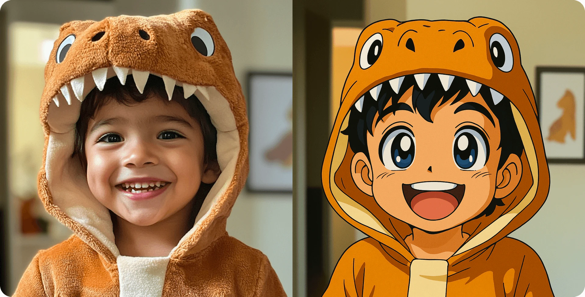 Supertoons interface displaying various cartoon styles