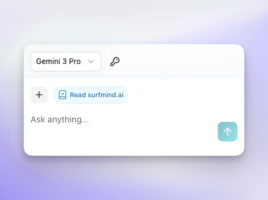 SurfMind page-aware context feature