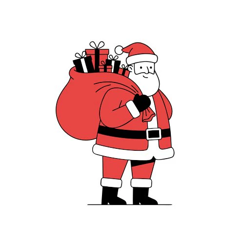 SVGs holiday themed illustration example