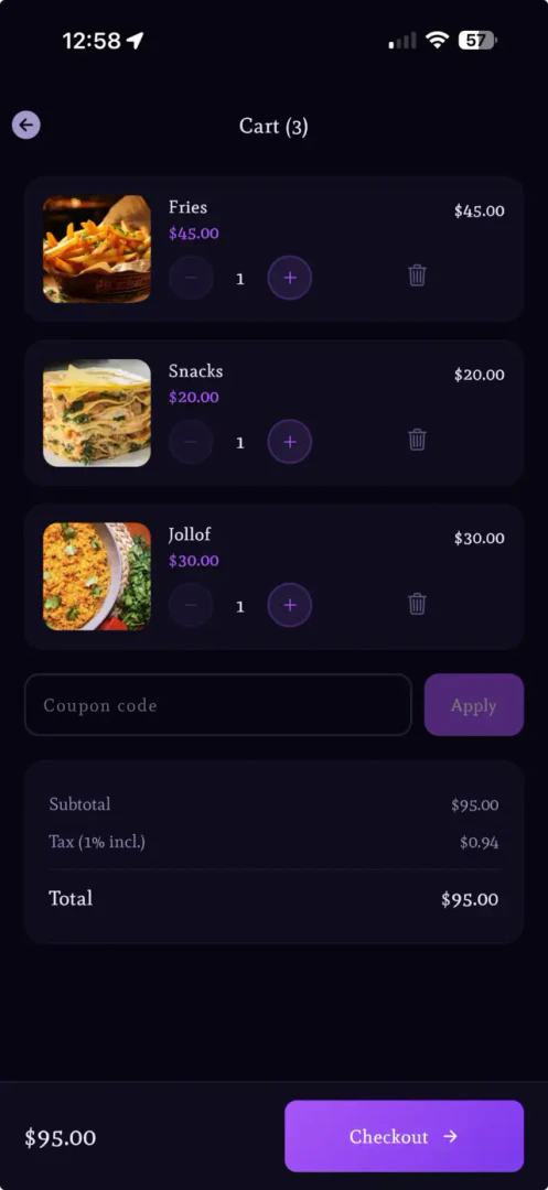 Swiftspeed e-commerce app feature demonstration
