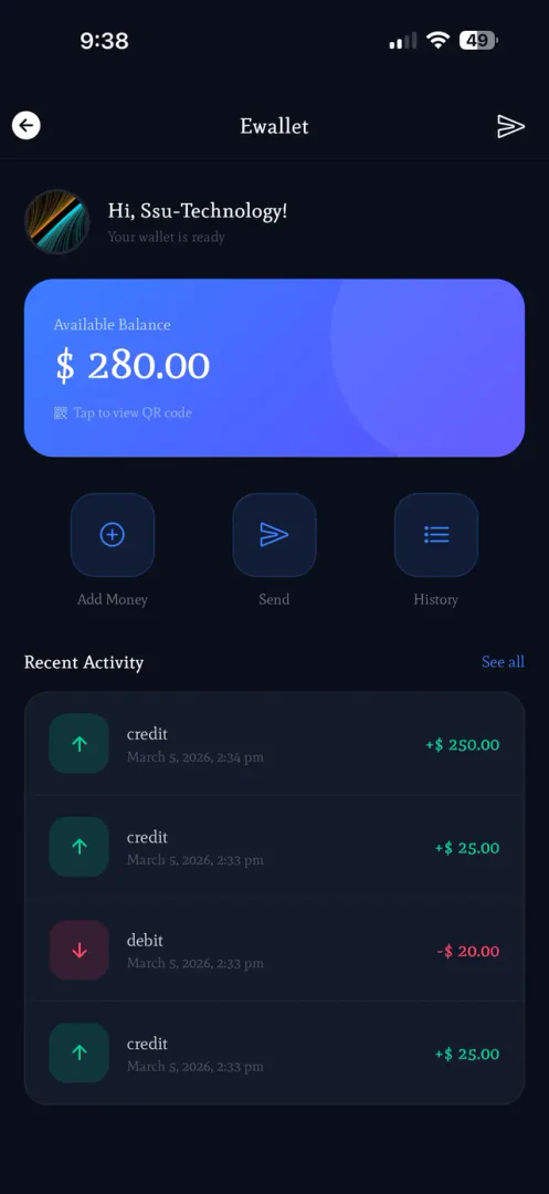 Swiftspeed wallet app use case example