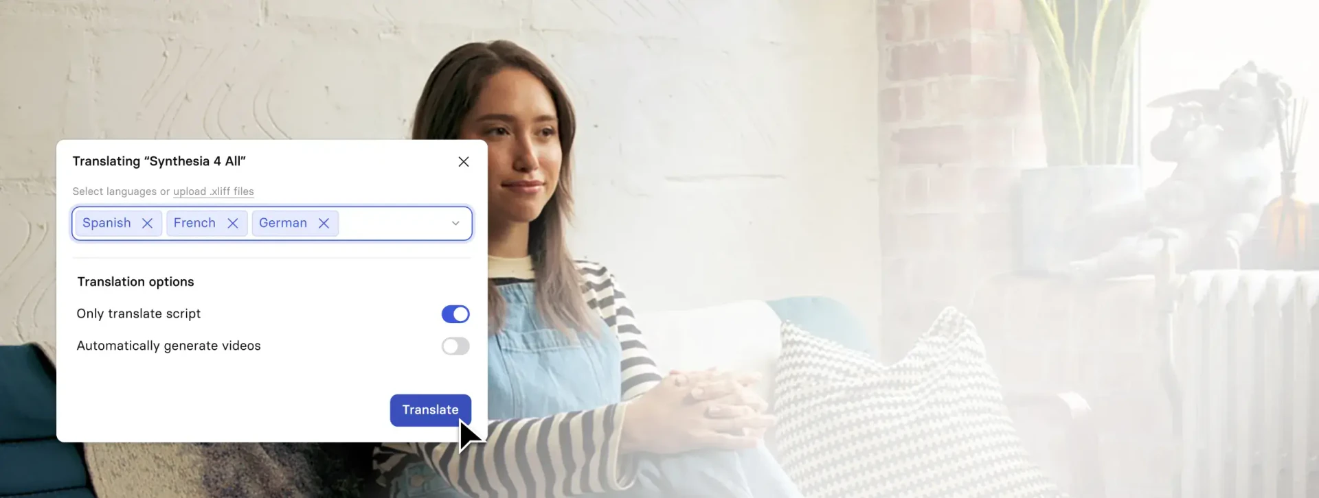 Synthesia user scenario image