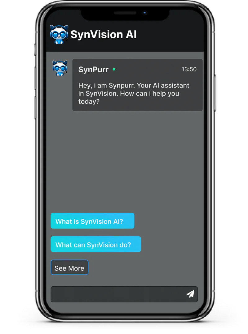 SynVision AI product overview and interface