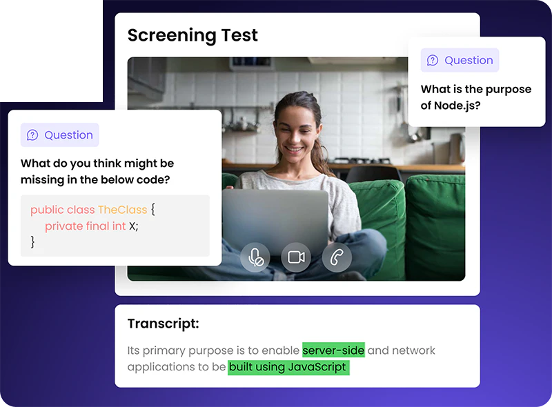Taptalentai real application scenario