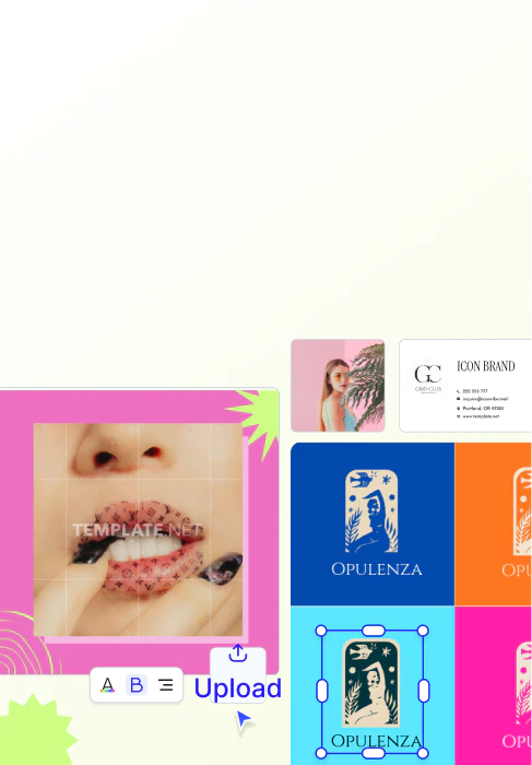 Using Template to generate on-brand assets