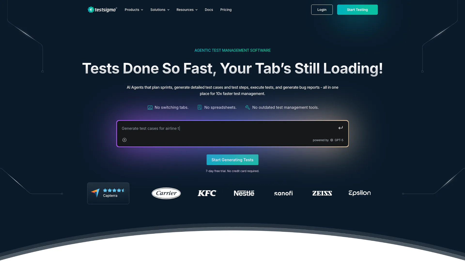 Testsigma screenshot