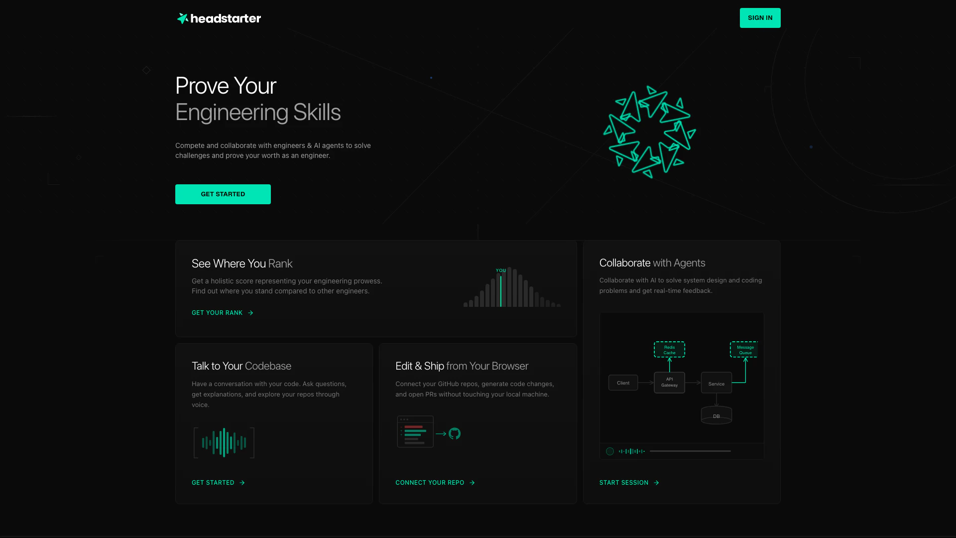 Theheadstarter screenshot