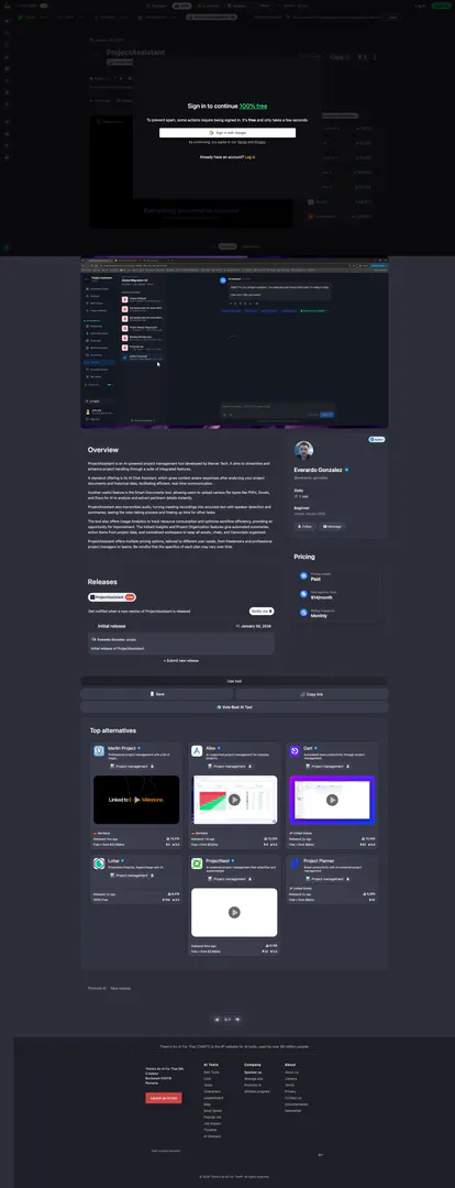 Theresanaiforthat screenshot