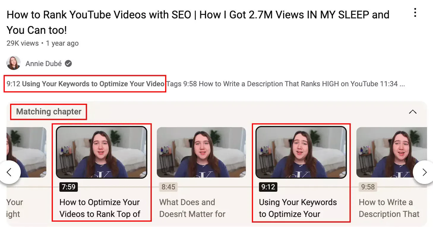 TimeSkip YouTube search results