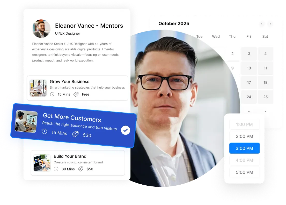 Timetics.ai feature demonstration for easy bookings
