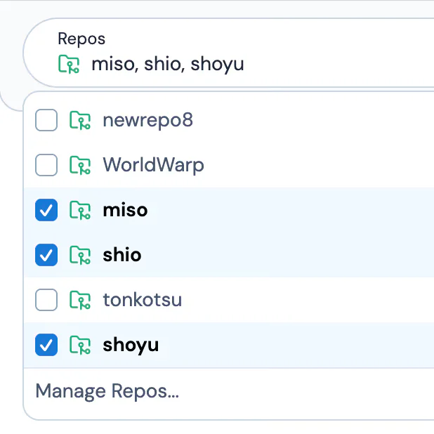 TonkotsuAI multi-repository management feature