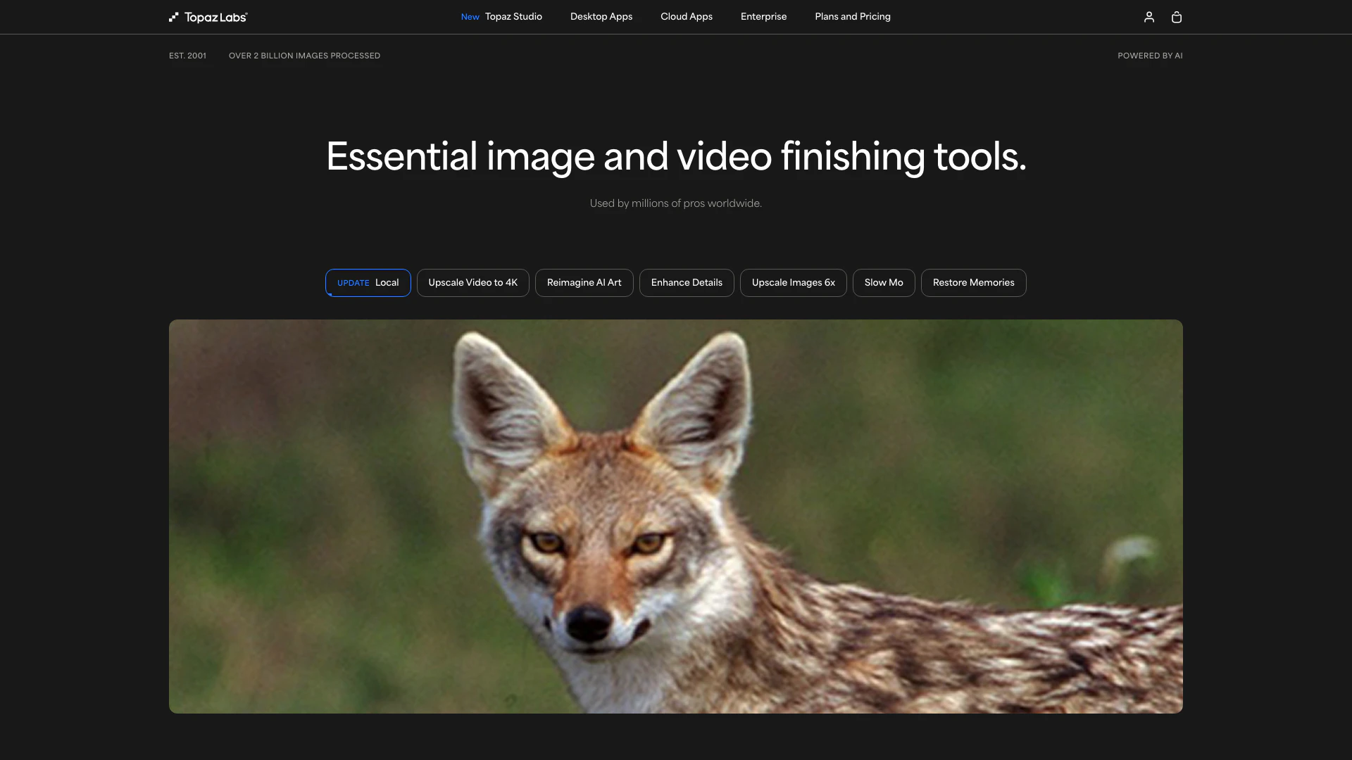 Topaz Video Ai screenshot