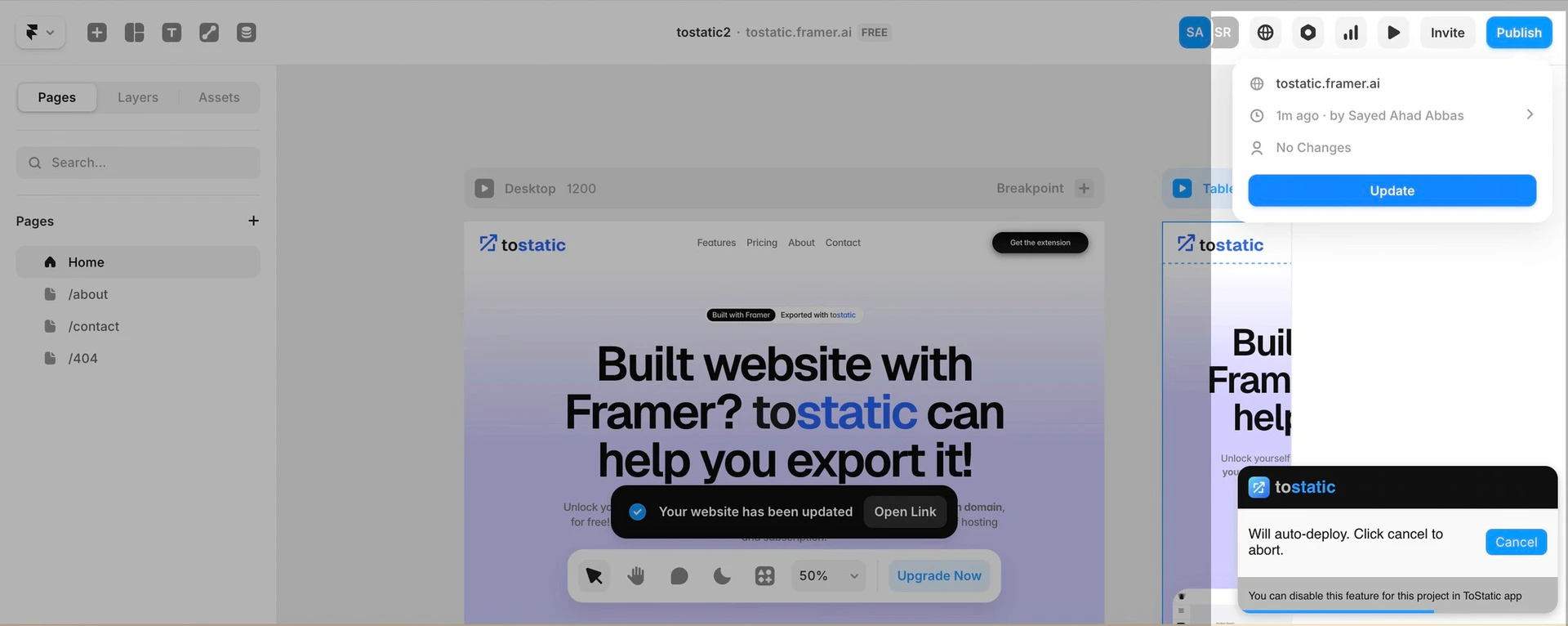 Tostatic user scenario image showing designers and developers