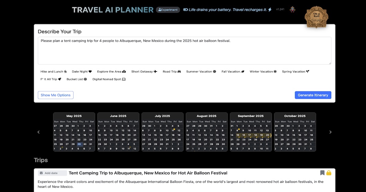 Travel Bug Ai screenshot