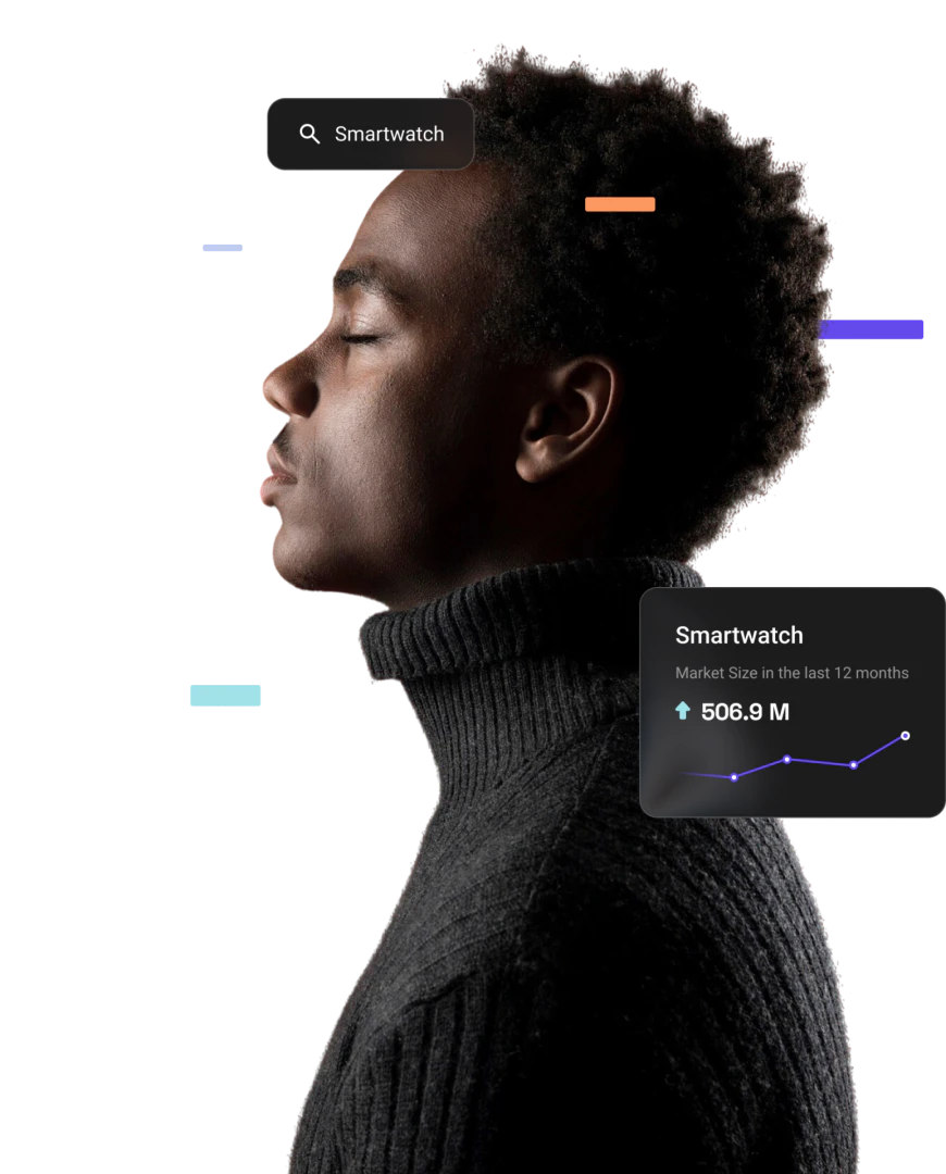 Trendata product overview showing market insights