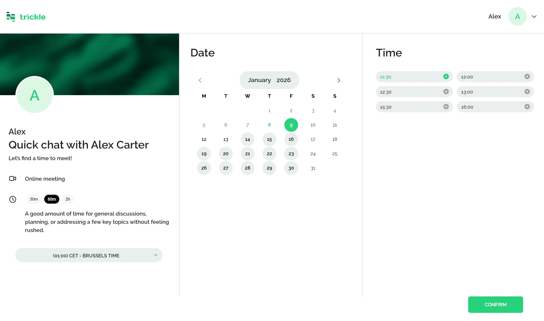Trickleai scheduling link sharing
