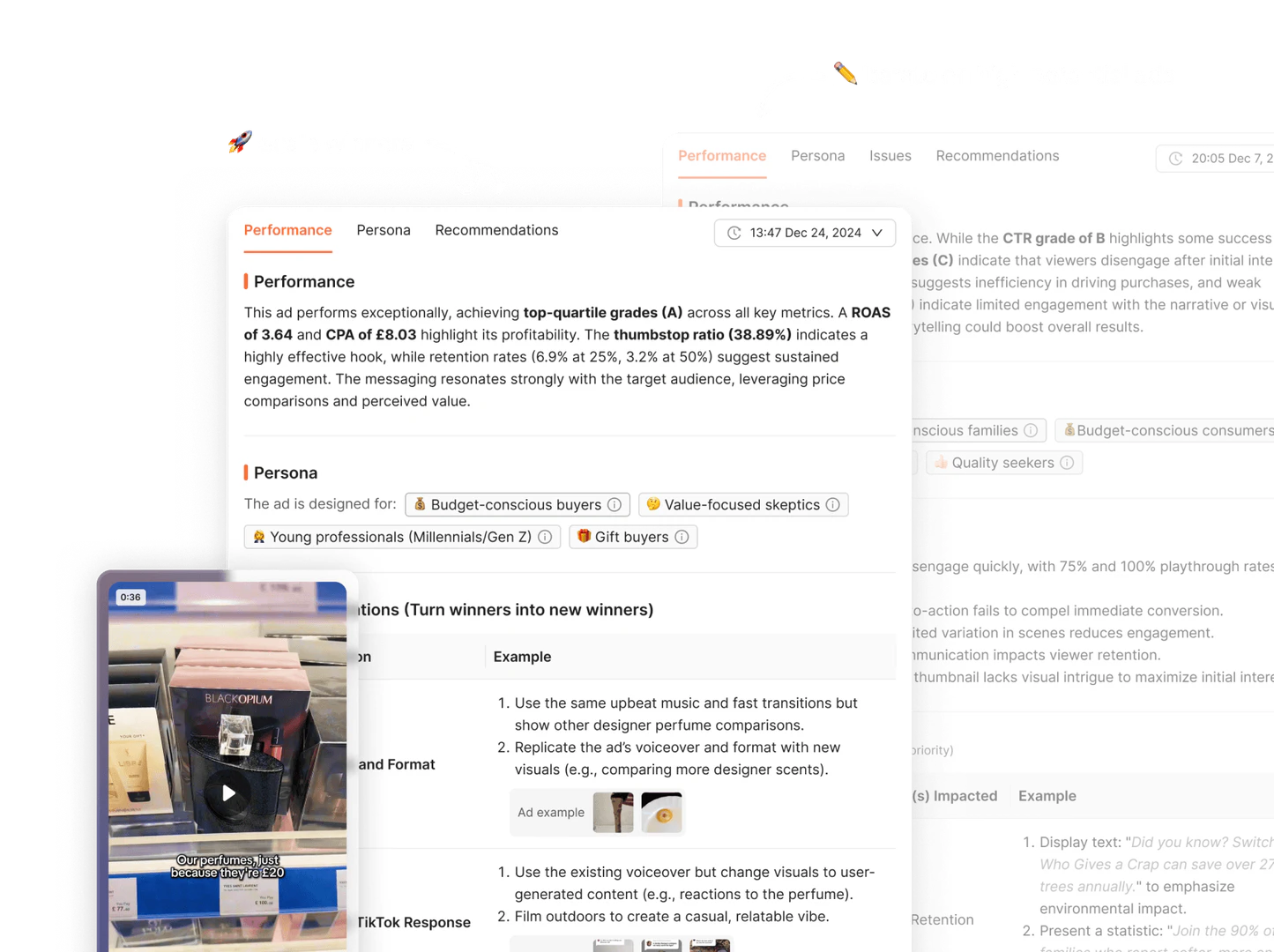 Tryatria user scenario for marketers