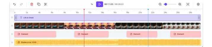 Tryhookedai video editor interface showing editing tools
