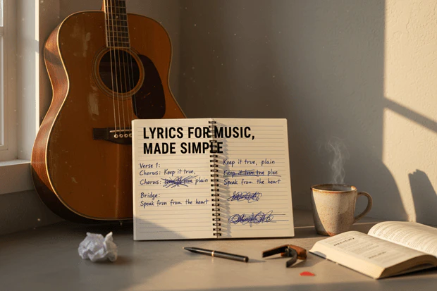 Using Trymusic AI to generate music from lyrics