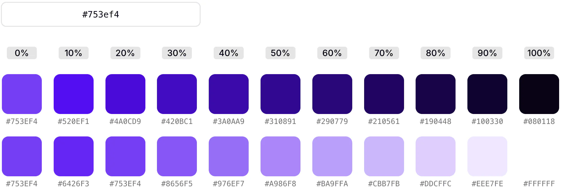 Color Palette Generator feature in TryScribe