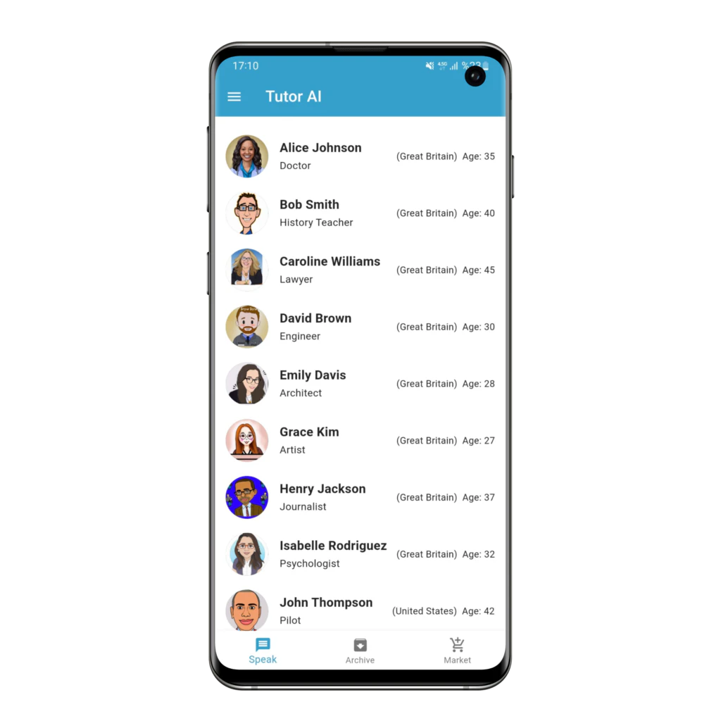 Tutor AI real application scenario