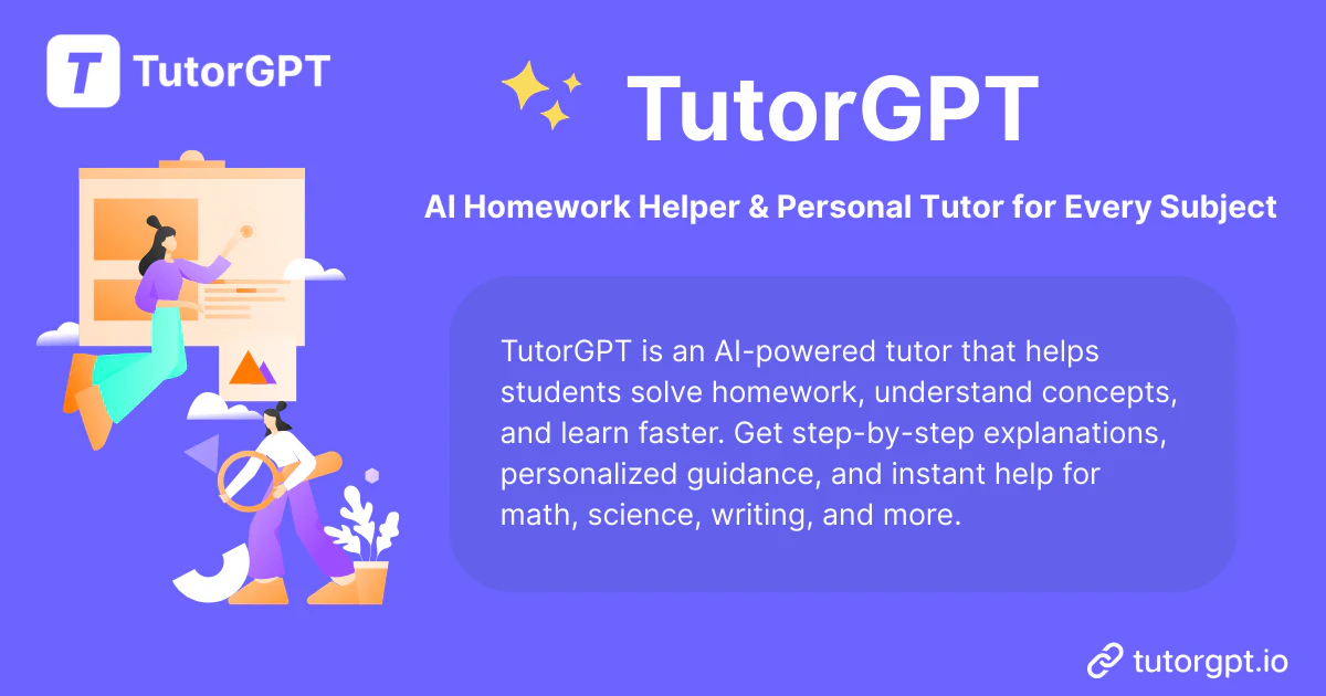 TutorGPT application scenario for students and educators