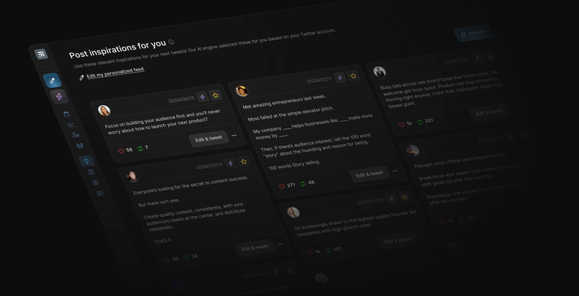 Tweet Hunter product overview