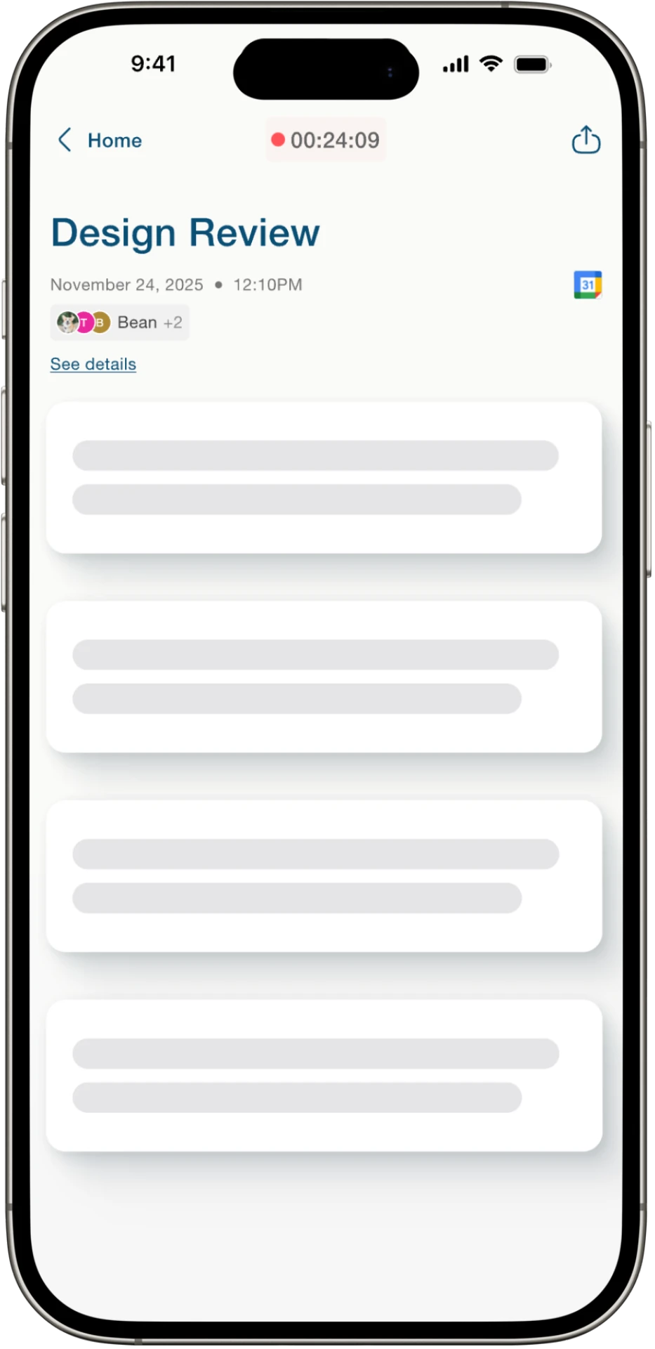 TwinMind summarization feature demonstration