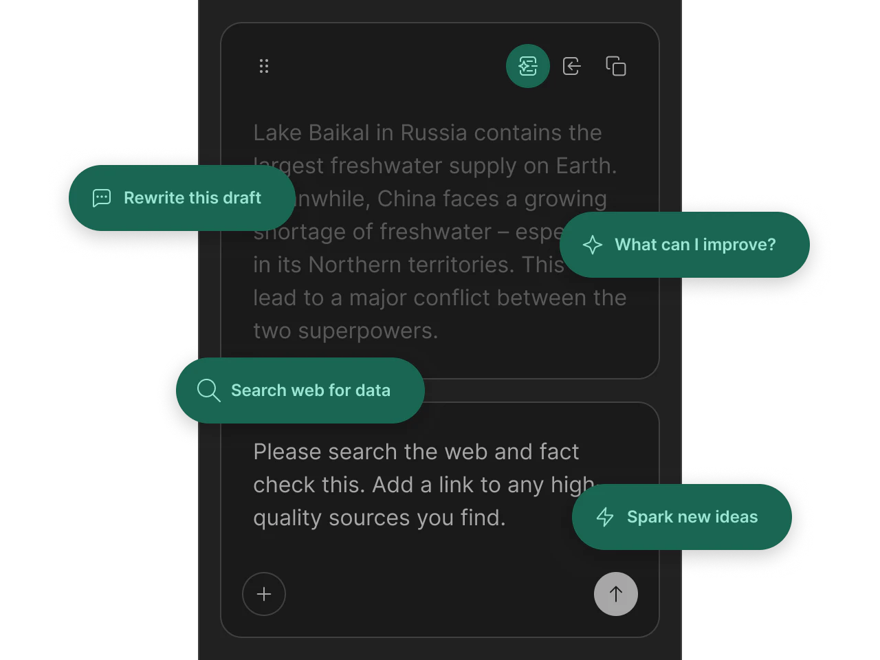 Type Ai operation interface
