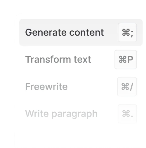 Type Ai user scenario image for writers