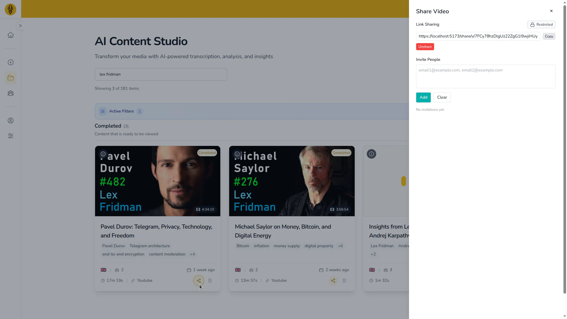UaiTec searchable knowledge library interface