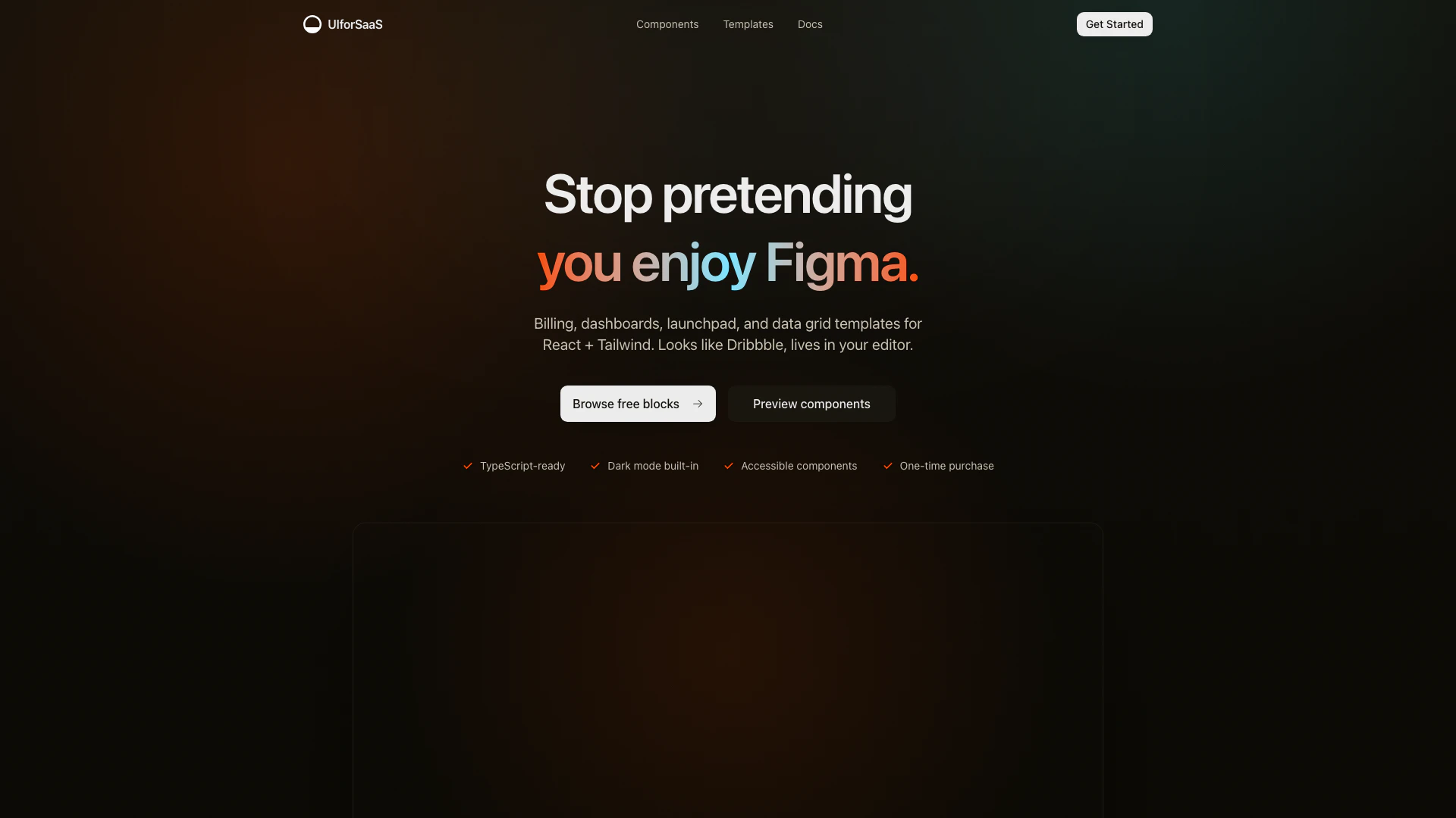 Uiforsaas screenshot
