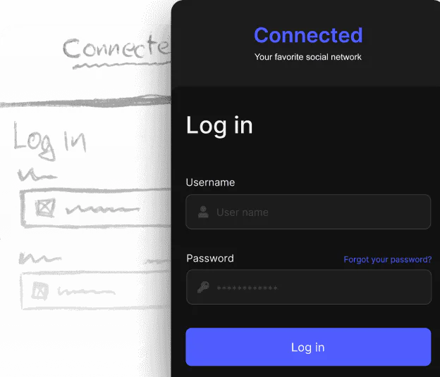 Uizard use case example for mockup generation