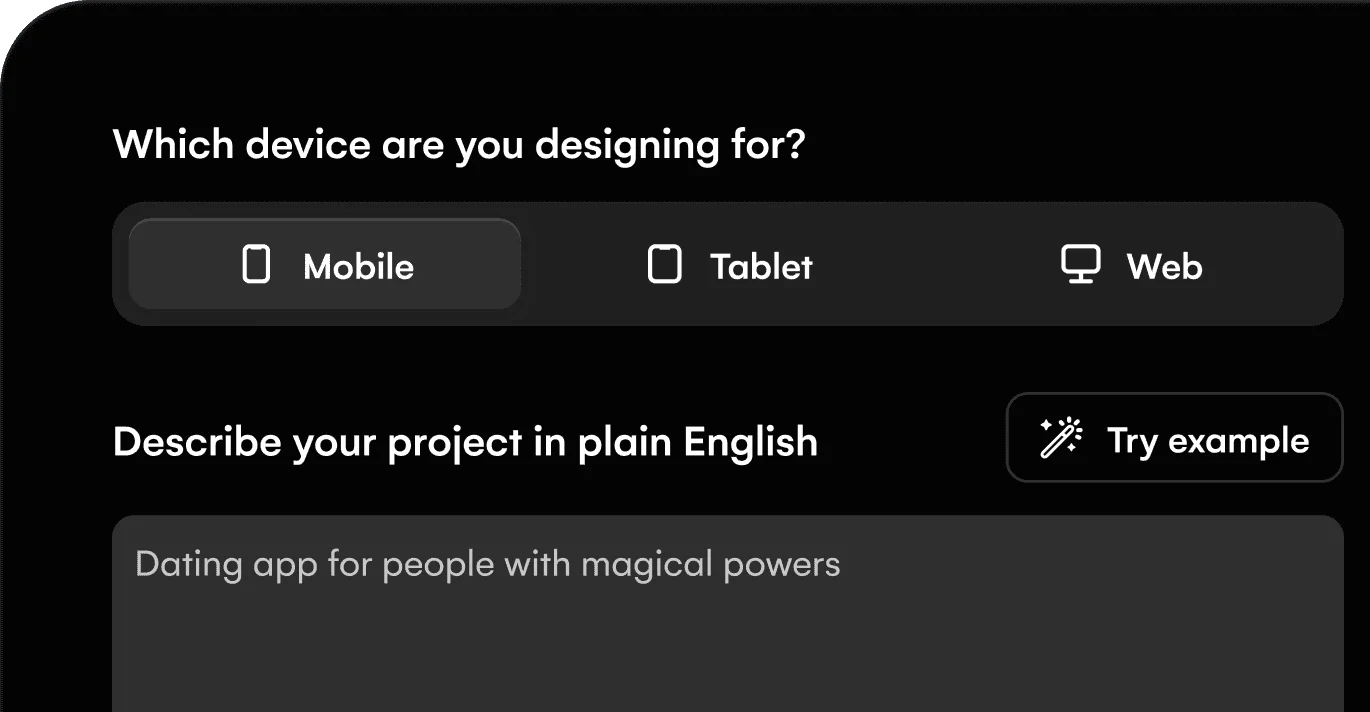 Uizard user scenario image