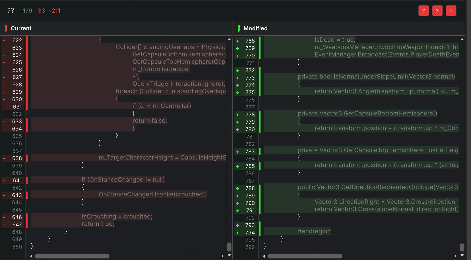 Sawyer code editing feature in Unity