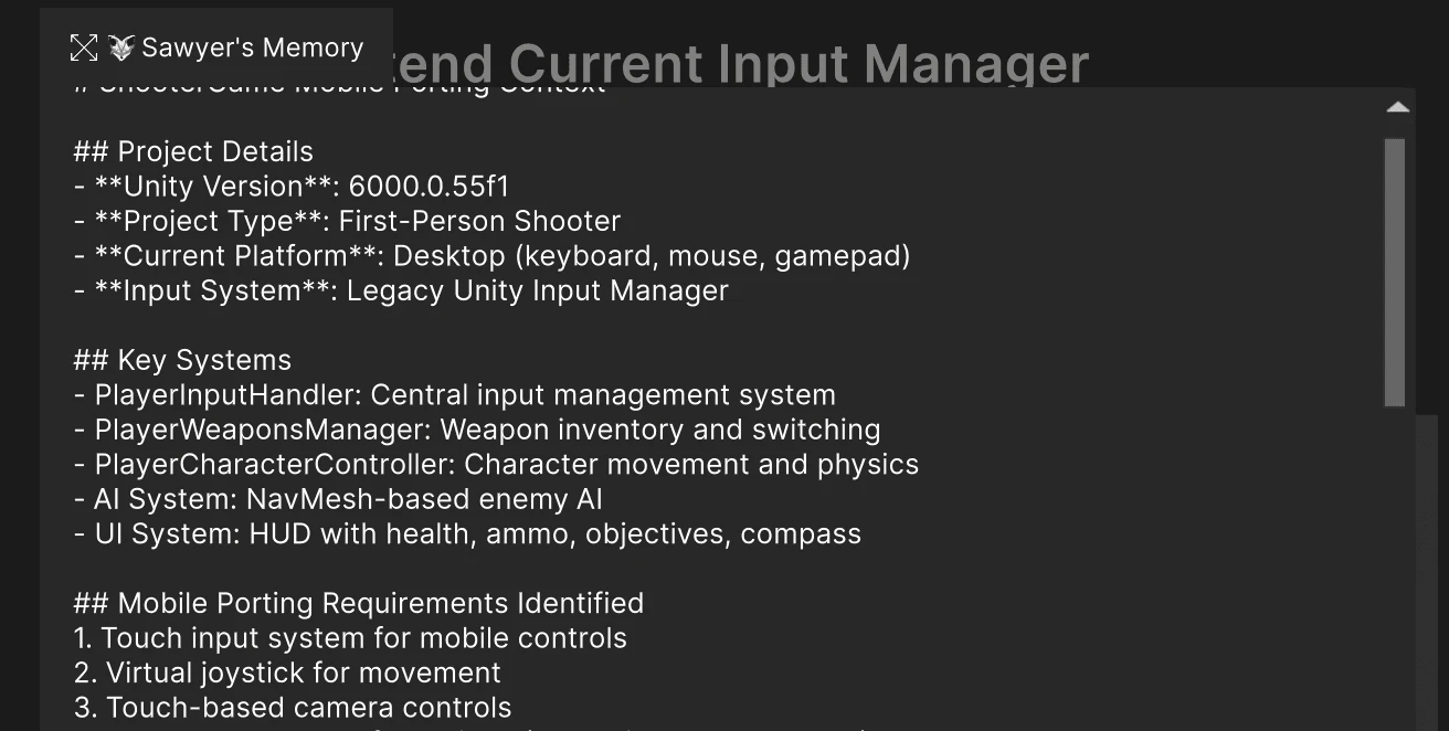 Sawyer use case example in game development