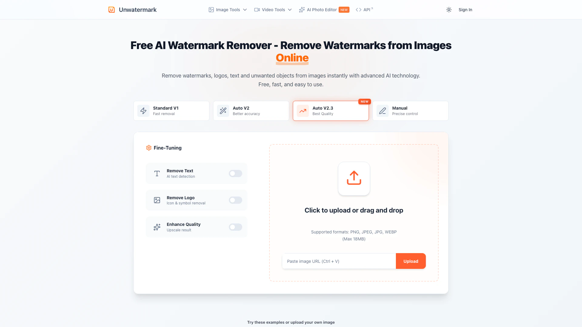 Unwatermarkai screenshot