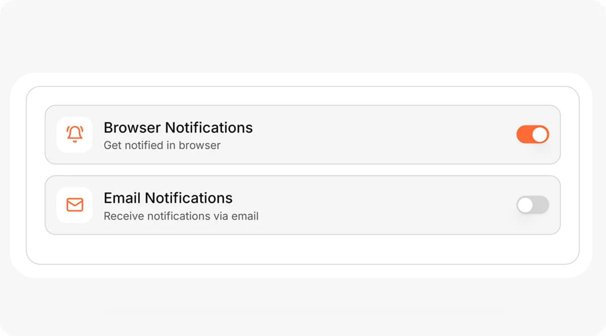 Smart notifications feature of Upvotics