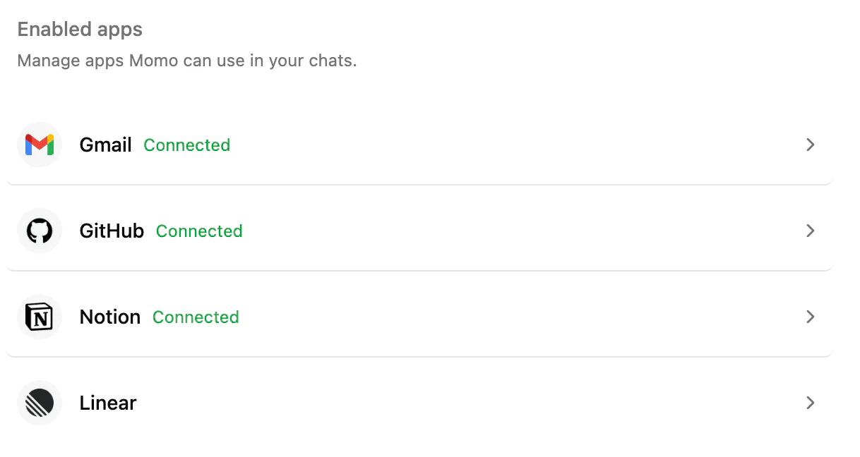 Usemomo feature demonstration