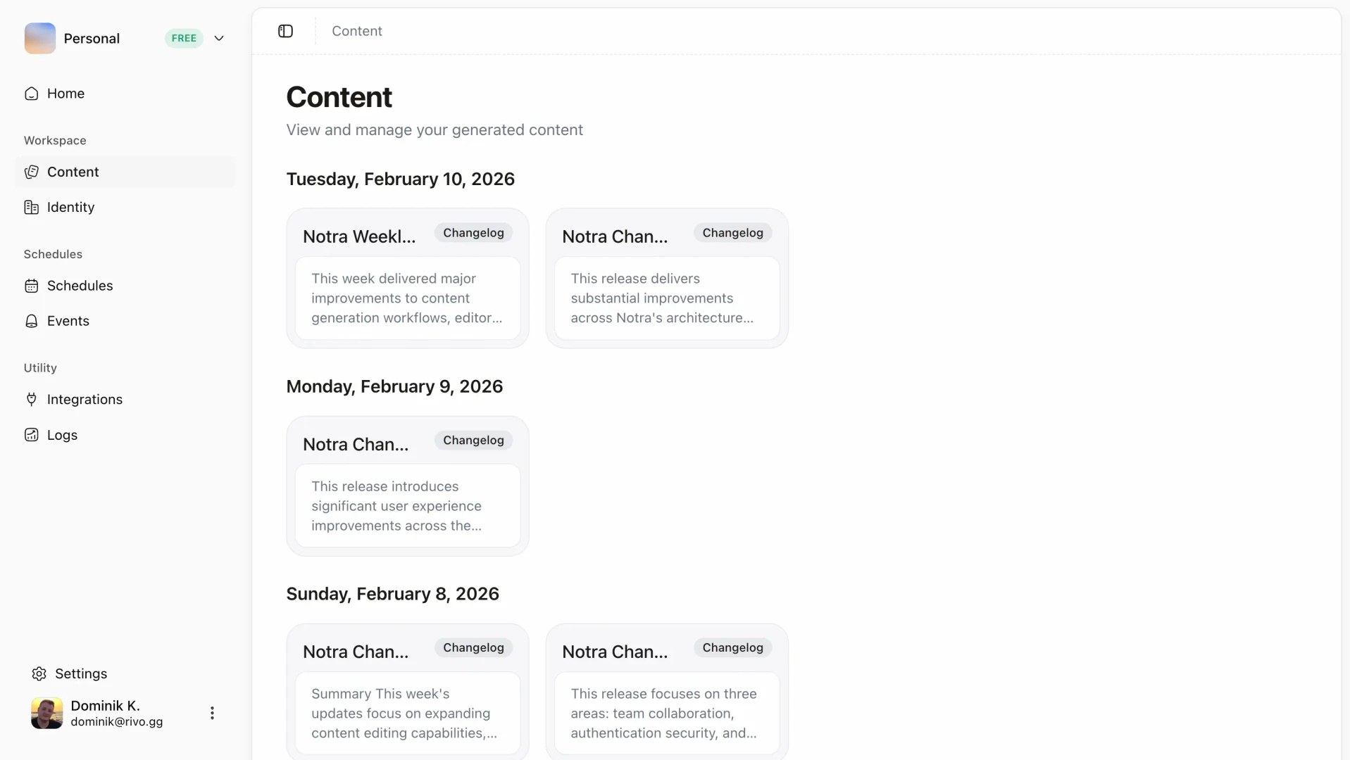Usenotra product overview