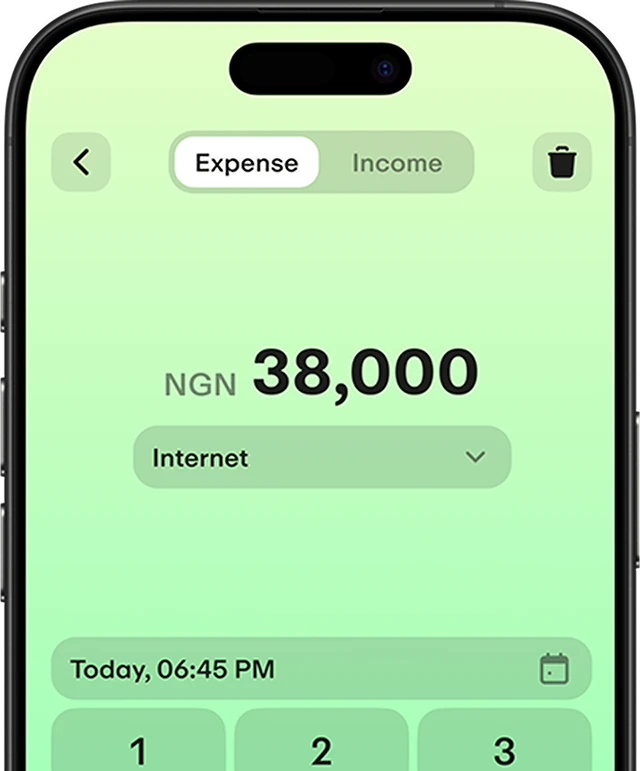 Useventapp automatic income and expense logging