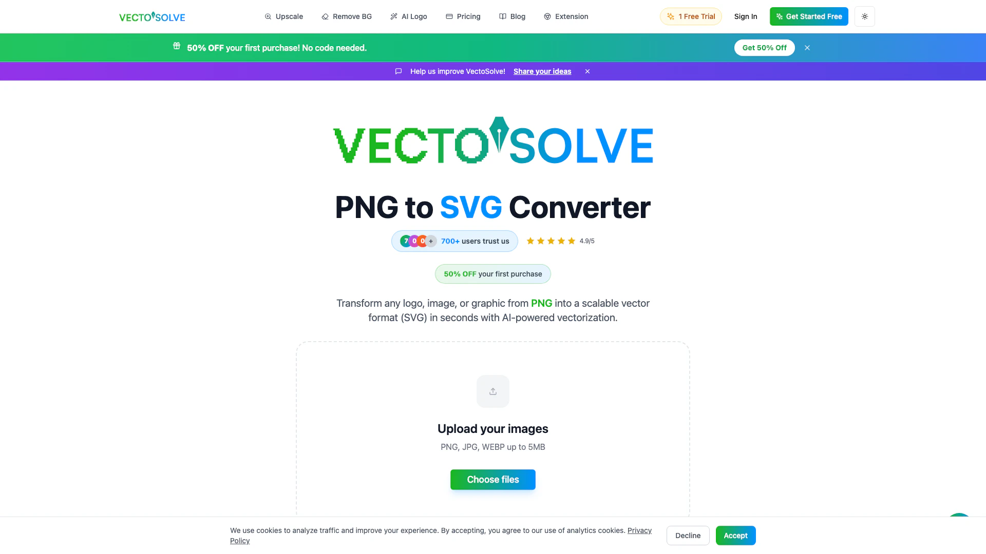 Vectosolve screenshot
