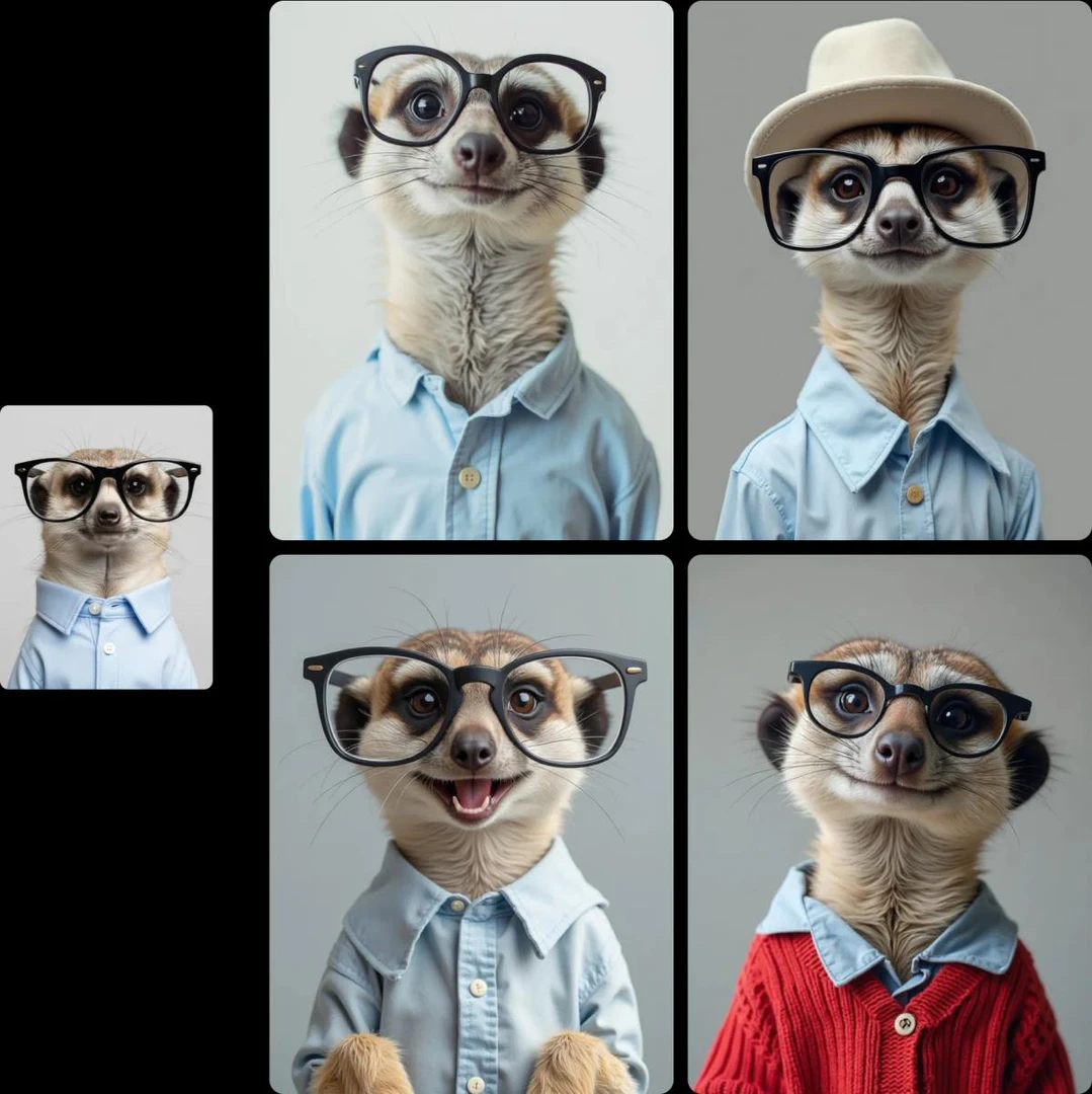 Vheer use case example of creating unique images